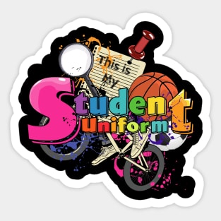 My Student Uniform Back to School Sticker